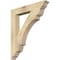 Ekena Millwork Olympic Traditional Rough Sawn Bracket, Douglas Fir, 4"W x 28"D x 32"H BKT04X28X32OLY01RDF - alternate 1
